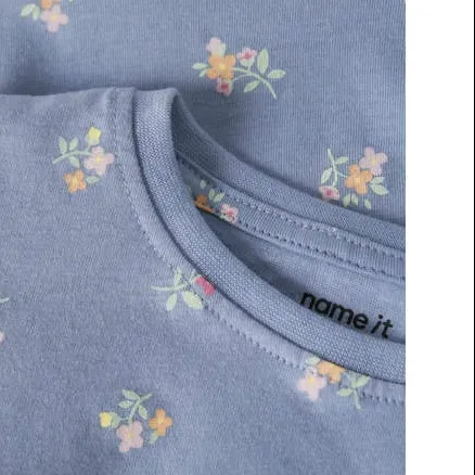 NAME IT MINI NMFVIGGA A-lijn jurk blauw, foto 4