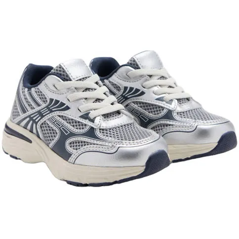 Mango Kids sneakers - donkerblauw/zilver, foto 2
