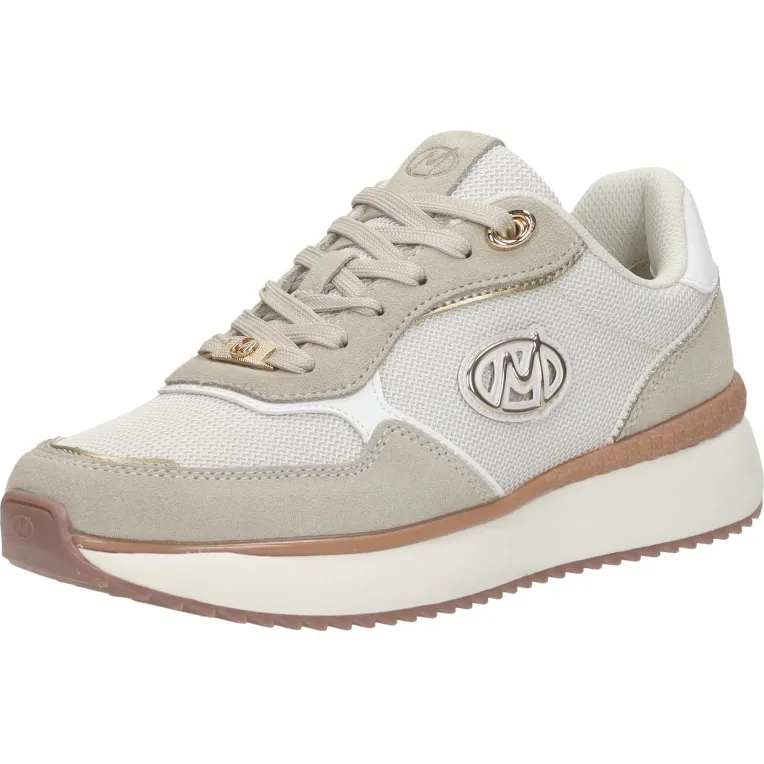 Mexx Romance Pipa lage sneaker beige, foto 3