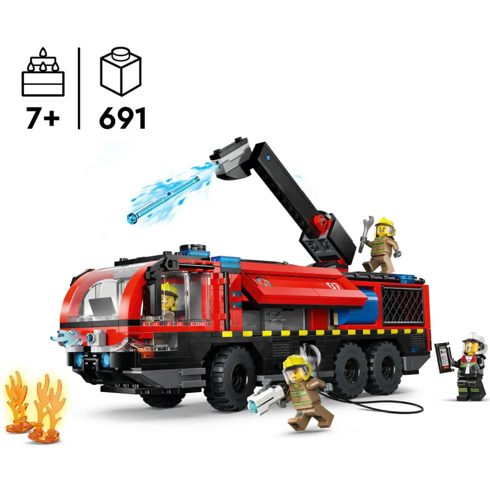 Lego City Luchthaven brandweertruck 60499