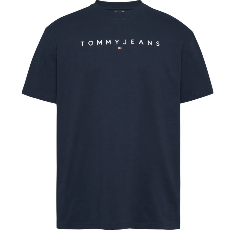 Tommy Jeans regular T-shirt donkerblauw, foto 3