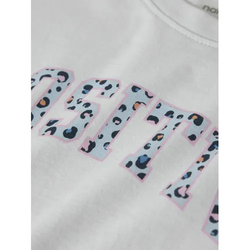 NAME IT t-shirt wit met tekst, foto 3