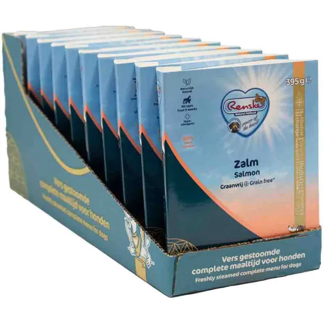 Renske Vers Gestoomd Complete Menu zalm graanvrij hondenvoer nat, foto 2