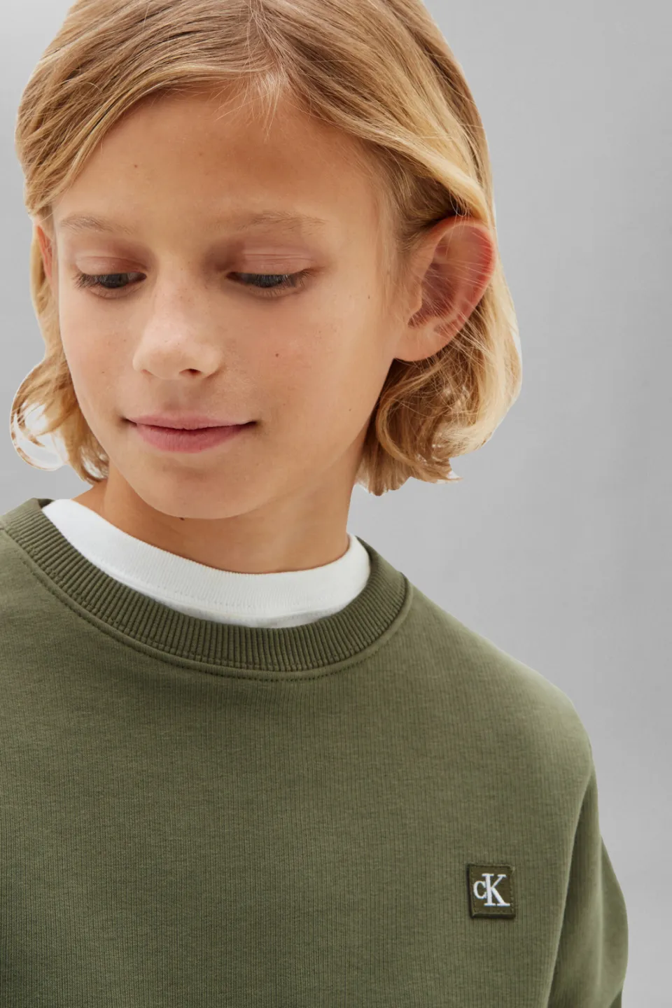 Calvin Klein sweater - olijfgroen, foto 6