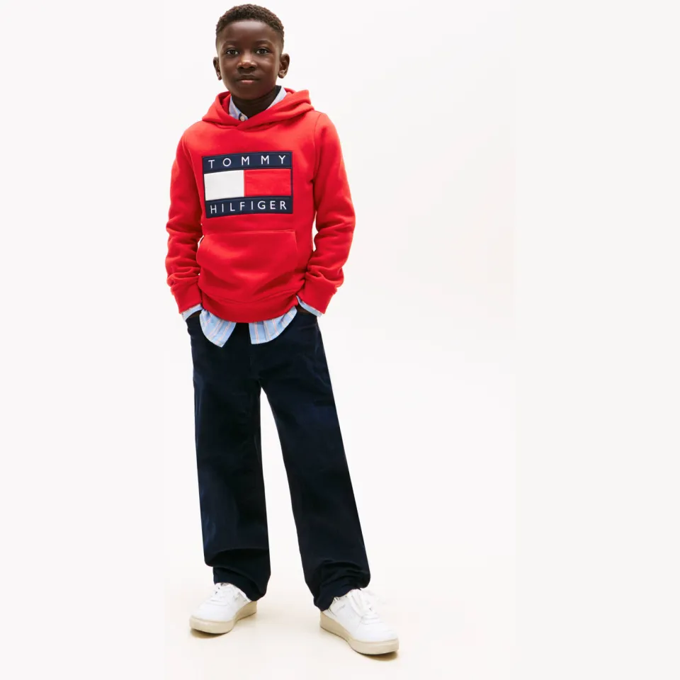 Tommy Hilfiger hoodie rood, foto 3