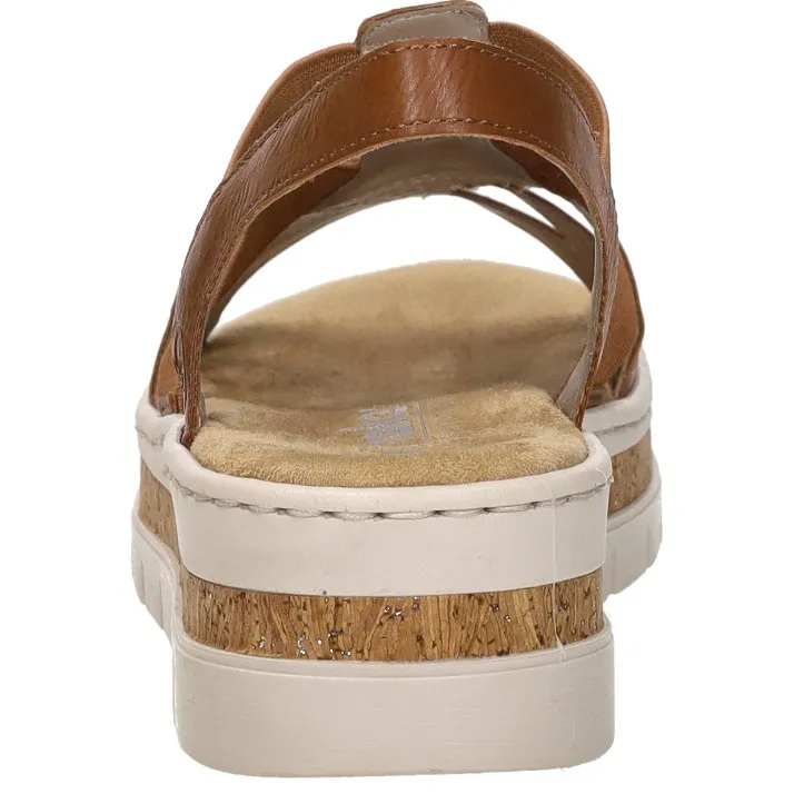 Rieker E1/2 sandalen cognac, foto 6