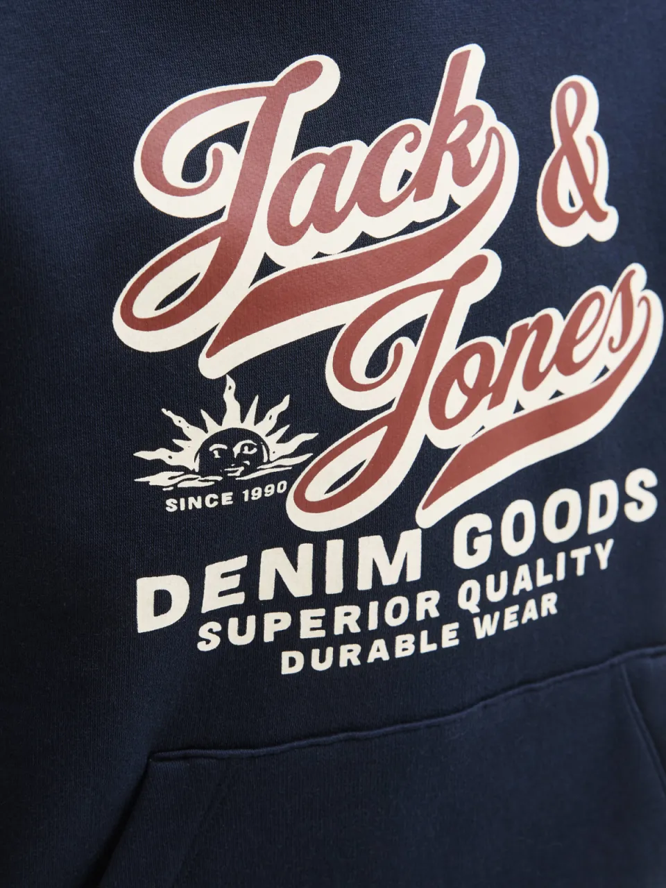 Jack & Jones JUNIOR hoodie donkerblauw, foto 6