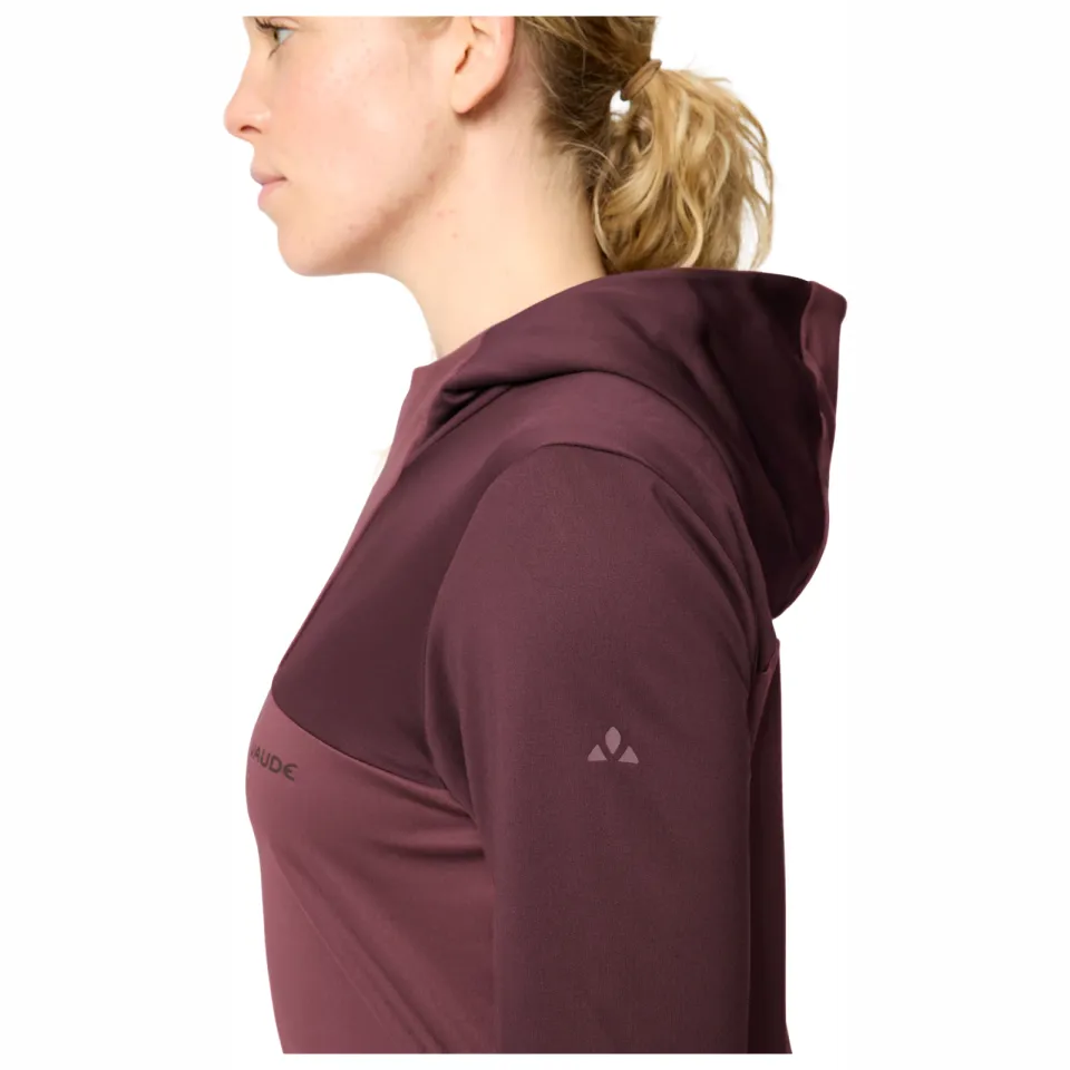 Vaude Qimsa Hoody fietsshirt paars, foto 4