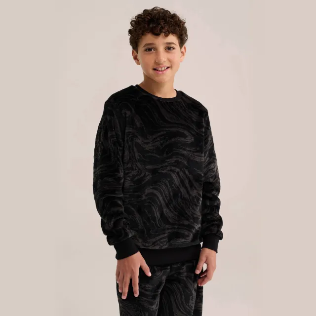 WE Fashion pyjama zwart