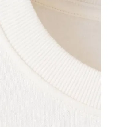 Mango Kids rechtvallende sweater met print - naturel wit, foto 3