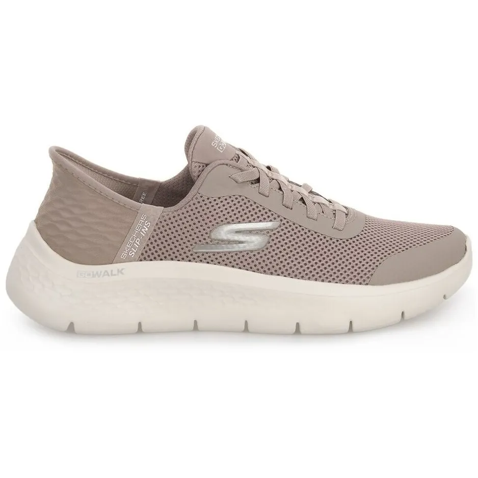 Skechers Go Walk Flex instappers taupe