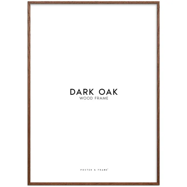 Poster & Frame houten lijst donker eiken acryl - A3 (30 x 40 cm cm)