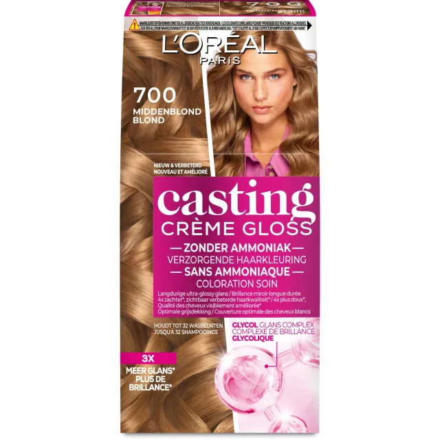 L'oréal Paris Casting Crème Gloss haarkleuring middenblond 700