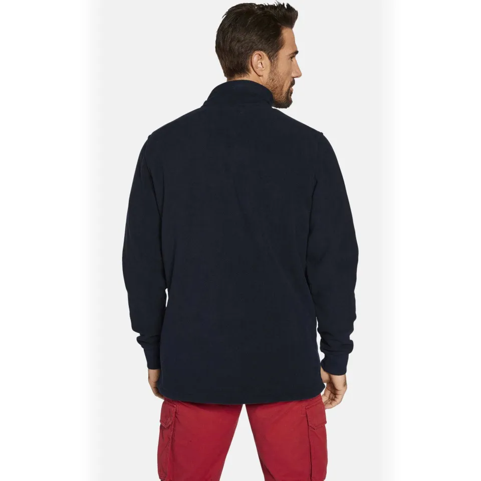 Jan Vanderstorm +FIT Collectie sweater SIETSE Plus donkerblauw, foto 4