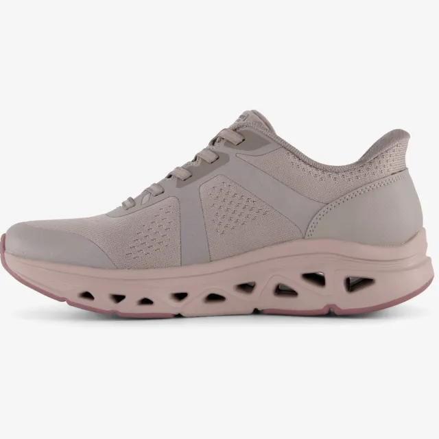 Skechers BOBS Sport Arc waves dames sneakers taupe Beige