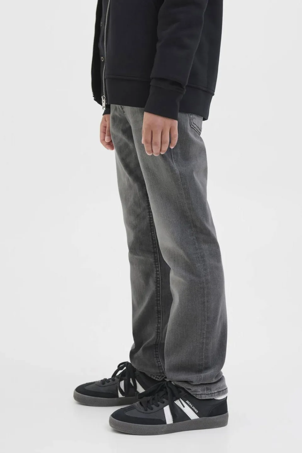 Jack & Jones JUNIOR slim fit jeans black denim, foto 4