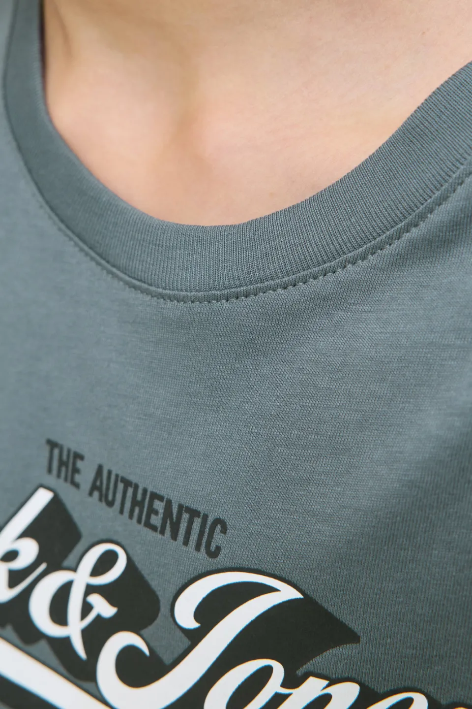 Jack & Jones JJELOGO t-shirt grijsblauw, foto 6