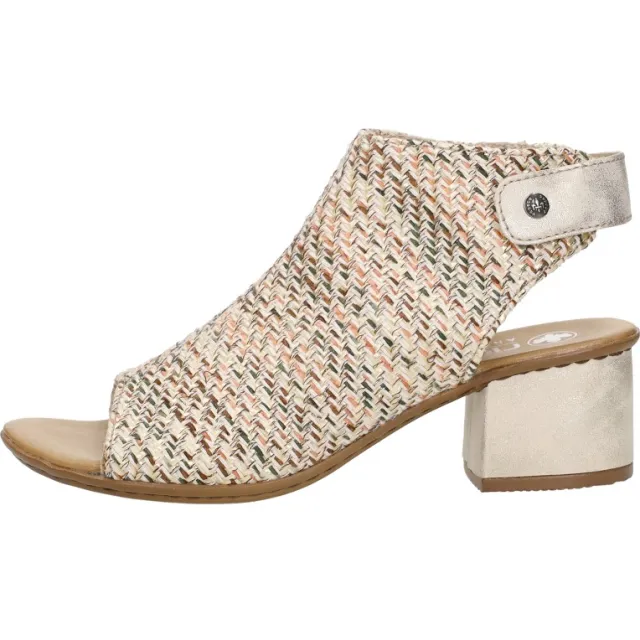 Rieker sandalen hak beige, foto 2