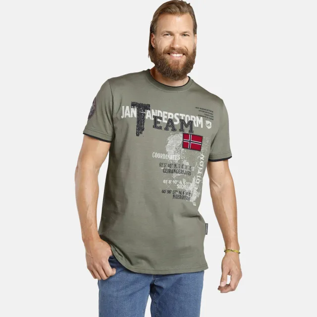 Jan Vanderstorm Sölve T-shirt olijf