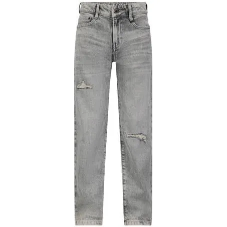 Retour Jeans Manuel loose fit jeans grey denim Grijs Effen Light grey denim