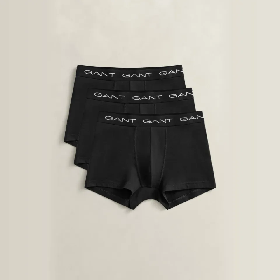 Gant Trunk boxershorts 3-pack zwart, foto 2