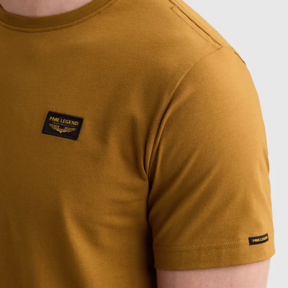 PME Legend regular fit T-shirt goudbruin, foto 4