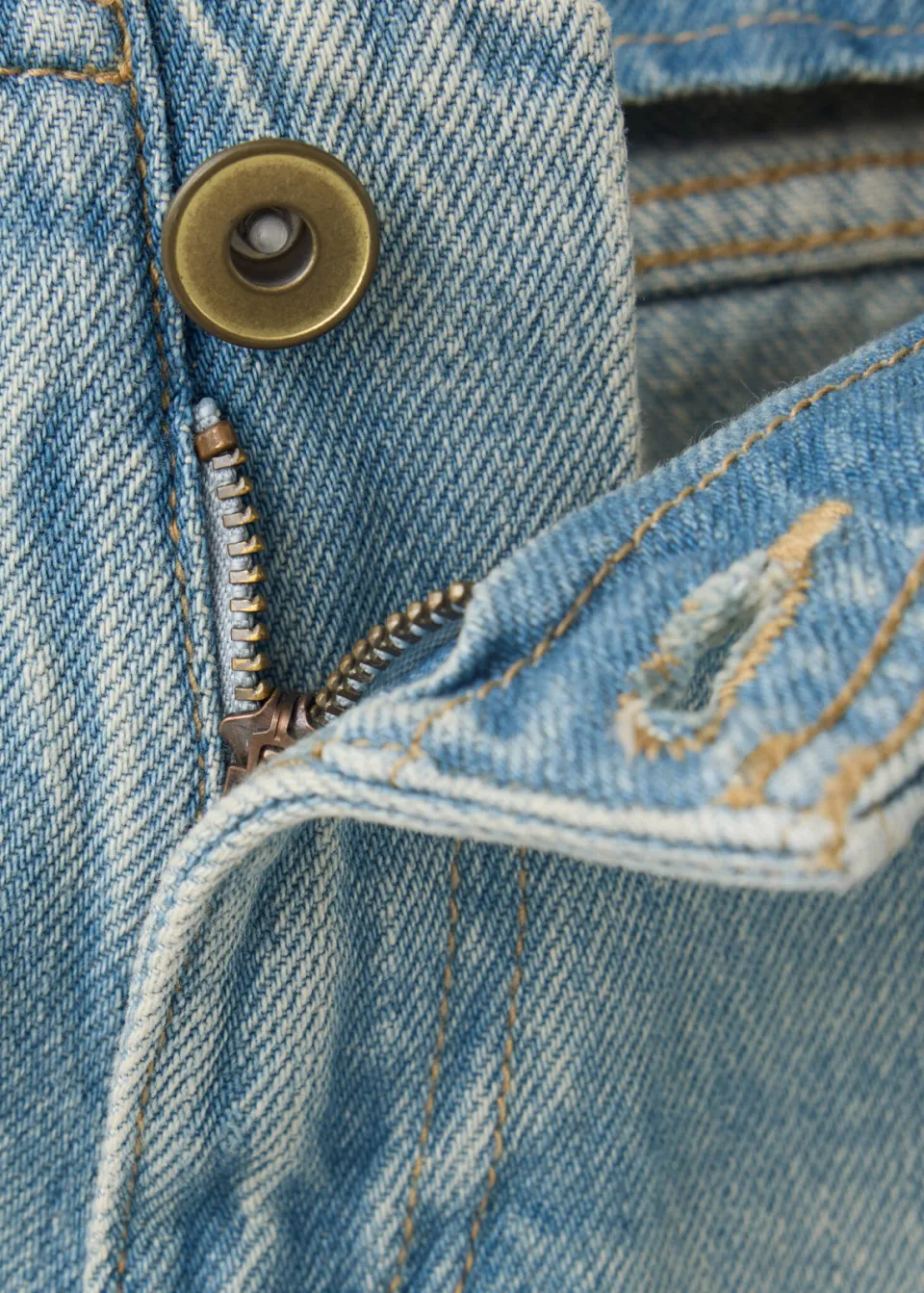 Mango TEEN wide leg jeans - lichtblauw, foto 4
