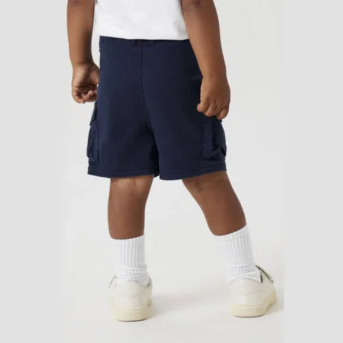 NAME IT Mini cargoshort donkerblauw, foto 4