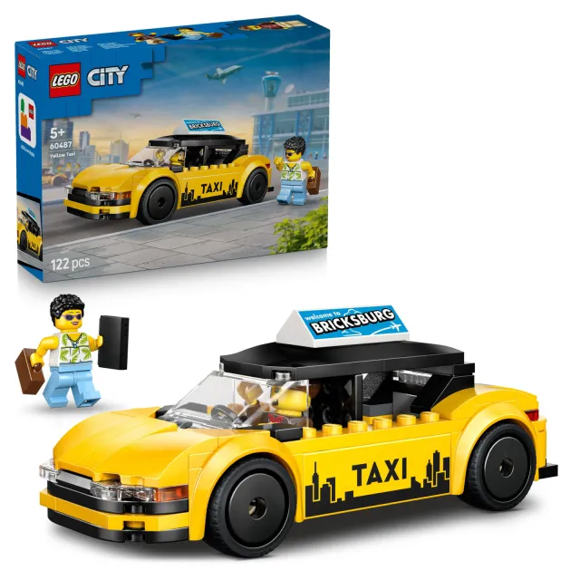 Lego City Gele taxi 60487