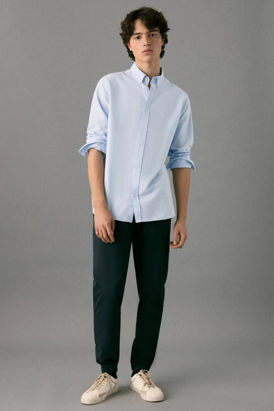 Mango TEEN overhemd lichtblauw, foto 4