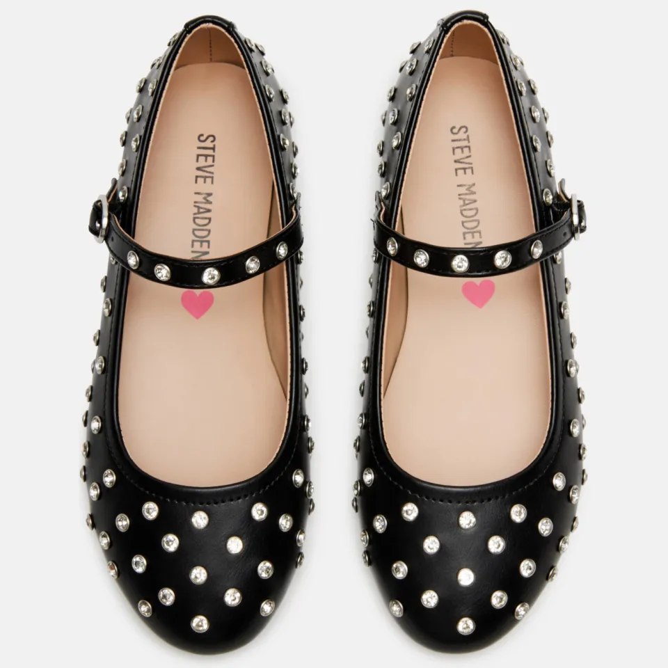 Steve Madden JVinetar ballerina's zwart met studs, foto 5