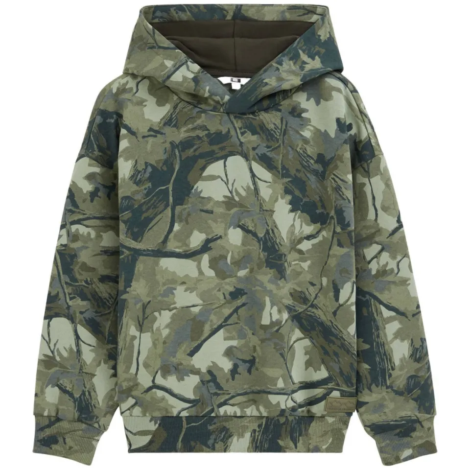 WE Fashion hoodie met print - groen, foto 2