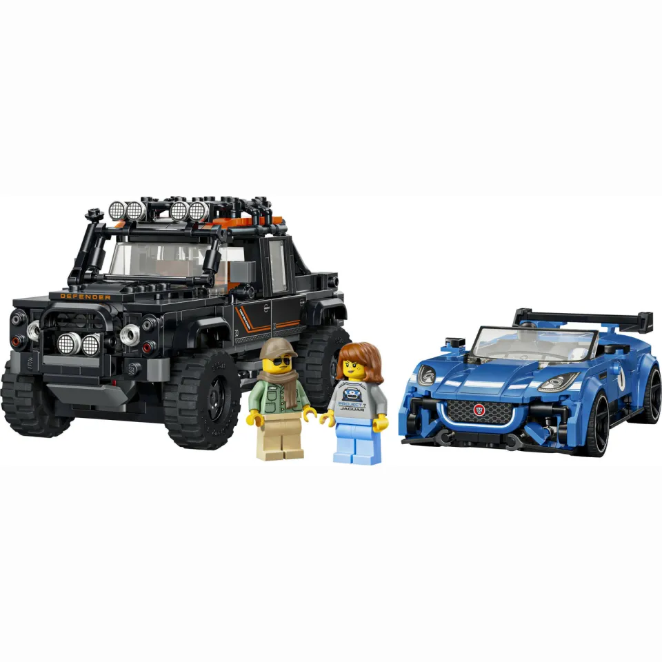 Lego Speed Champions Jaguar Project 7 en Land Rover Defender Set 77264, foto 6