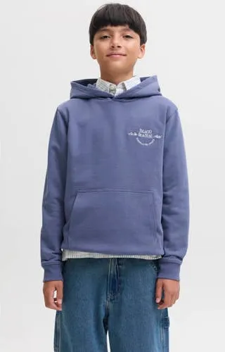 Jack & Jones JUNIOR hoodie met backprint - blauw, foto 2