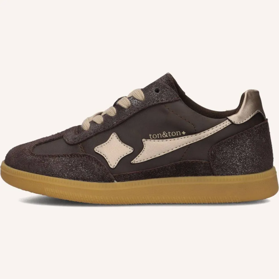 Ton & Ton Sneakers Vilde Bruin, foto 6