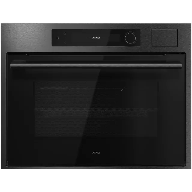 Atag CSX8412D inbouw combi stoomoven zwart Black Steel