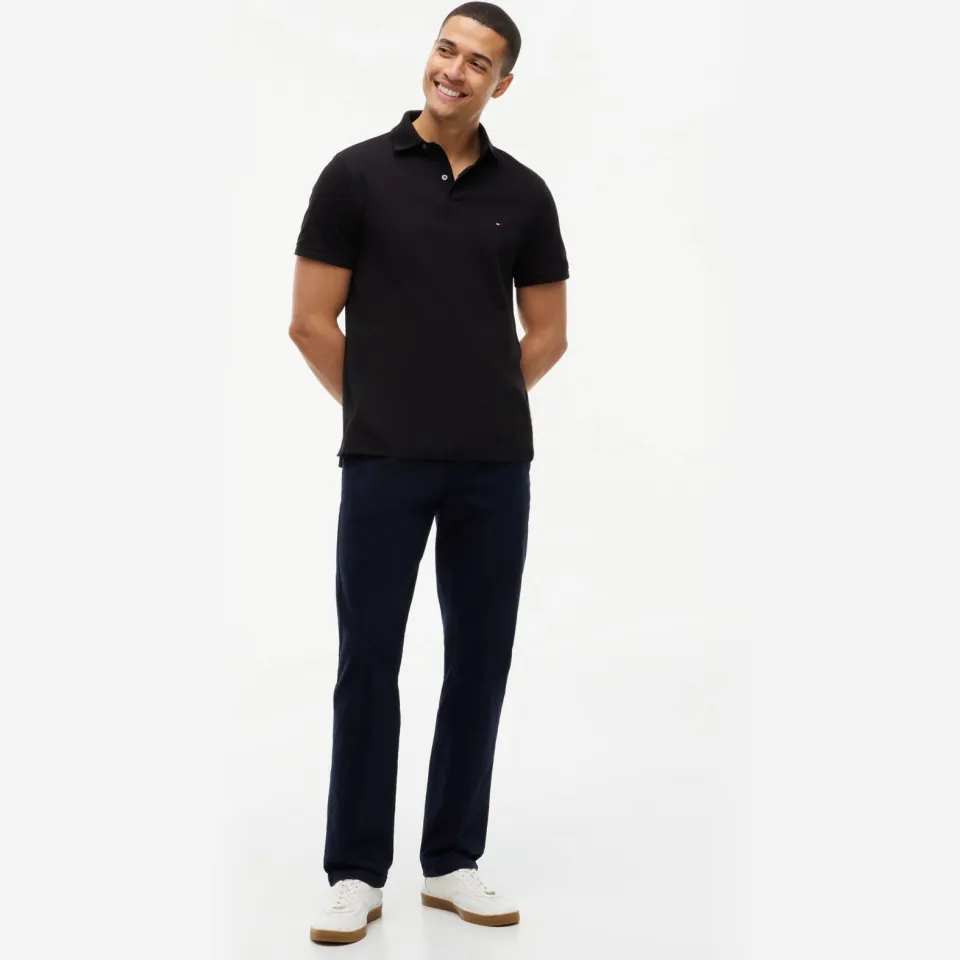 Tommy Hilfiger regular fit polo 1985 zwart, foto 3