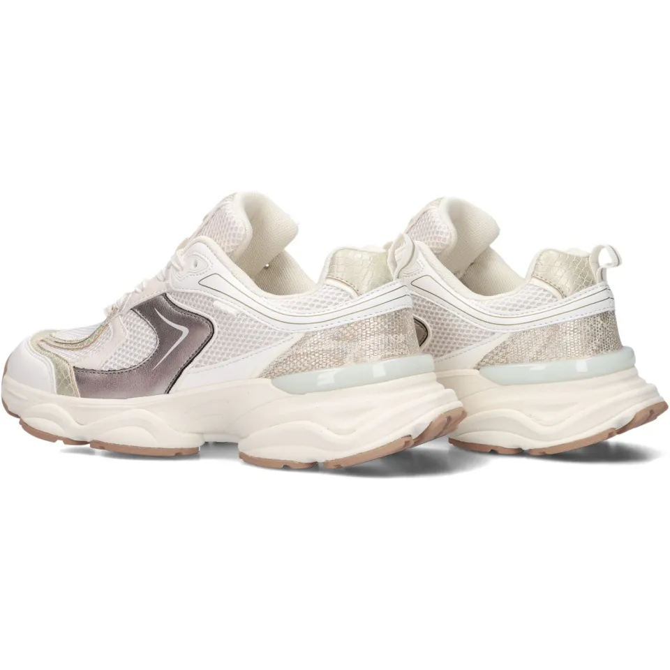 Mexx Norah Komo chunky sneakers wit/zilver, foto 4
