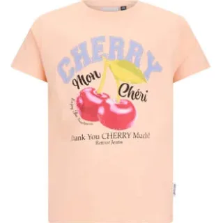Retour Jeans T-shirt zachtoranje met print
