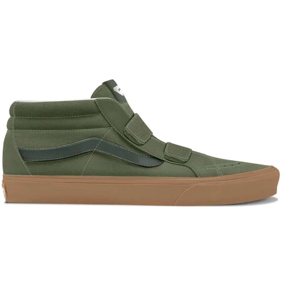 Vans SK8-Mid Reissue V hoge sneakers olijfgroen, foto 2