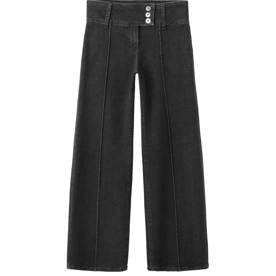 Mango TEEN wide leg jeans - changeant grijs, foto 2