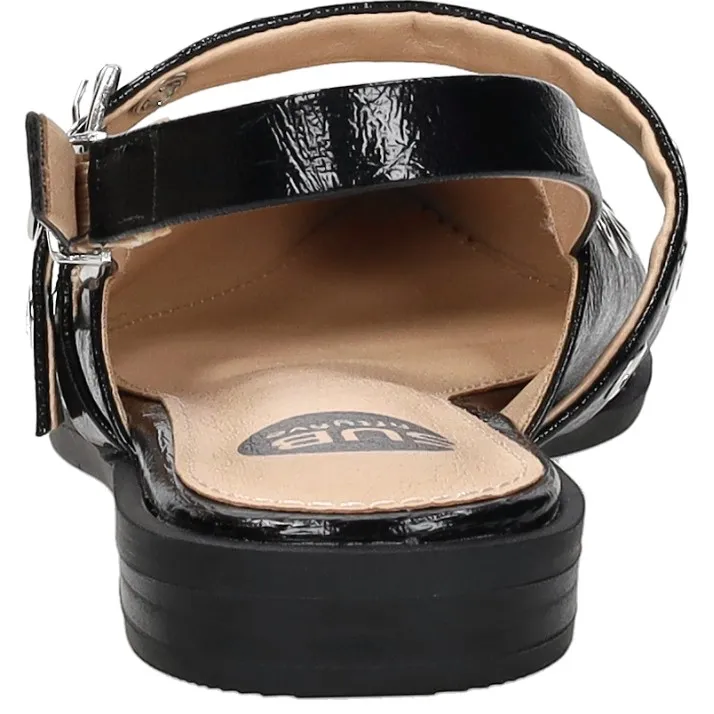 Sub55 slingback ballerina's zwart, foto 4