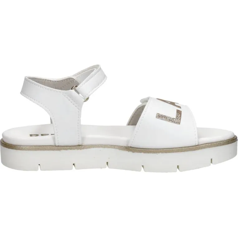 Replay Sandal 4 platte sandalen wit