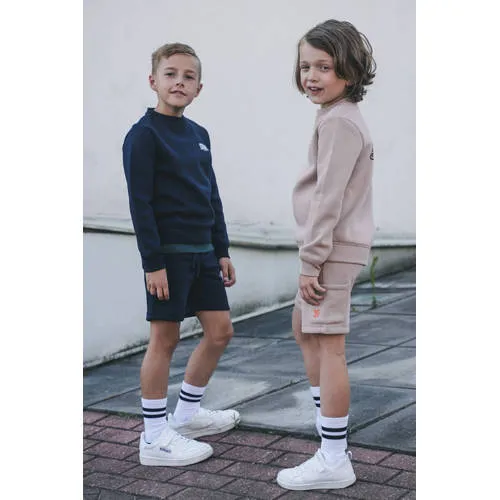 TYGO & vito sweater met backprint donkerblauw, foto 2