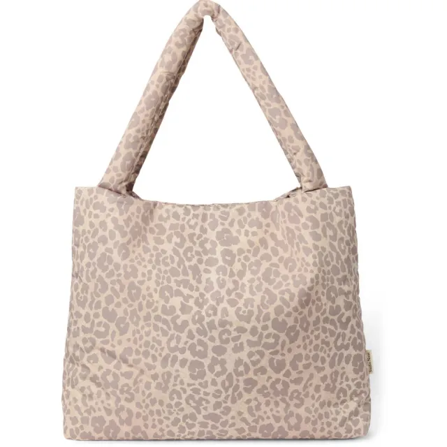 Studio Noos Puffy Leopard Mom Bag luiertas beige