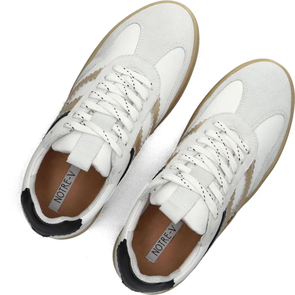 Notre-V Sneakers Anemone-63 Wit, foto 4