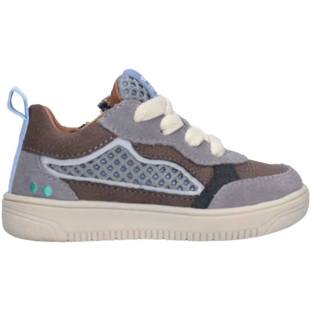 BunniesJR leren sneakers - beige/lichtblauw Beige / lichtblauw