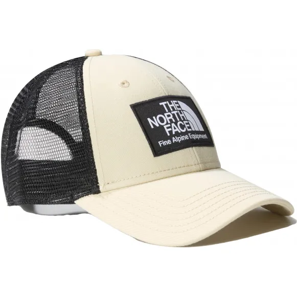 The North Face Mudder Trucker Hat - Pet maat One Size, wit Beige