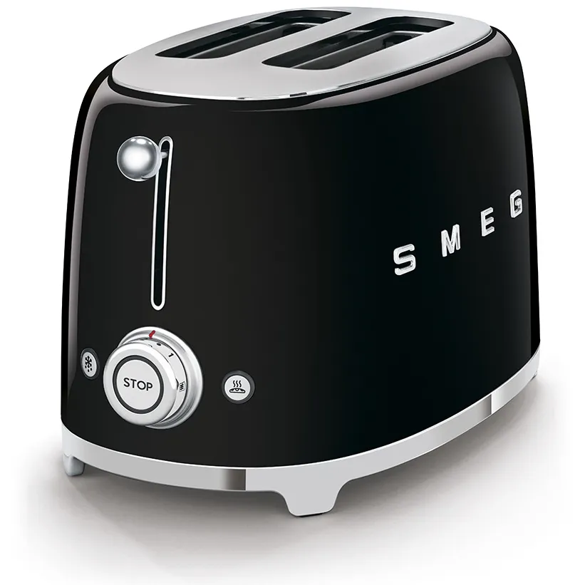 Smeg TSF01BLEU broodrooster zwart, foto 5