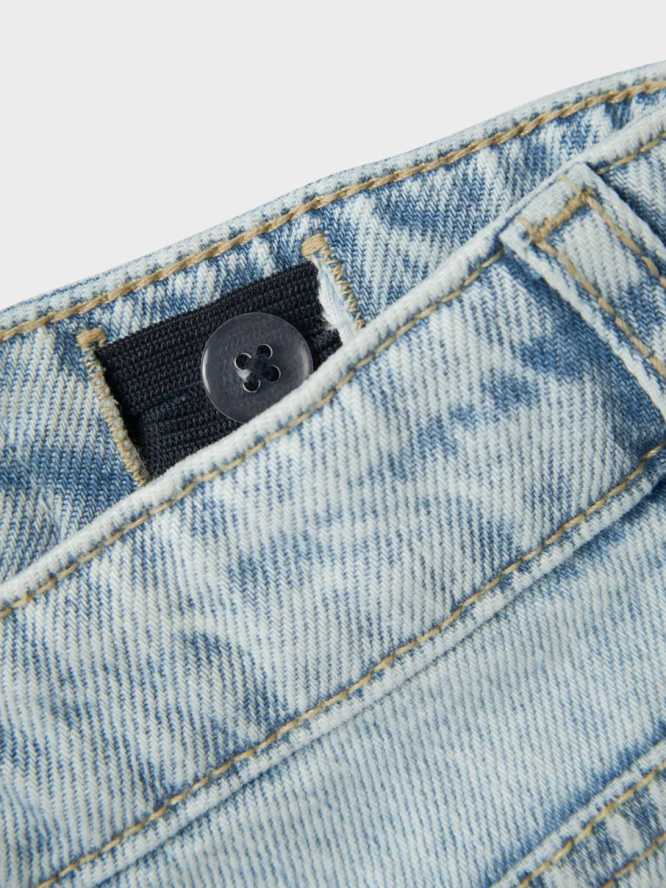 NAME IT KIDS straight fit jeans NKMRYAN light blue denim, foto 5